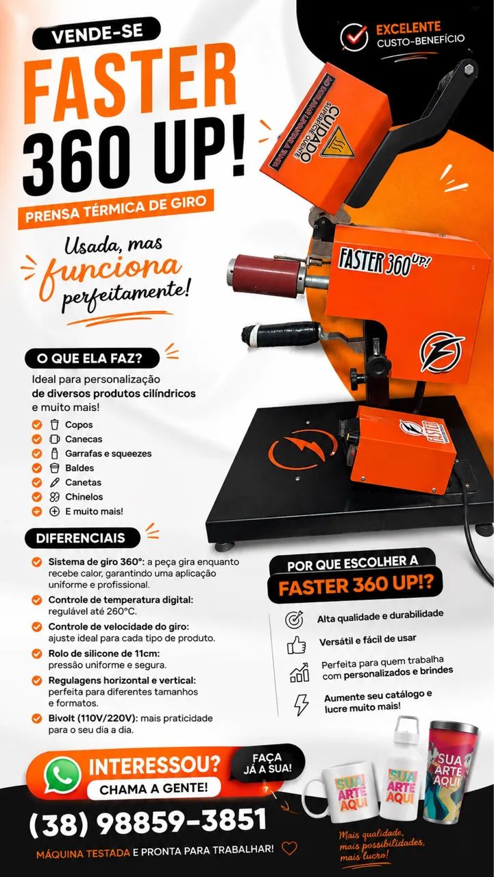 Máquina Faster 360 UP