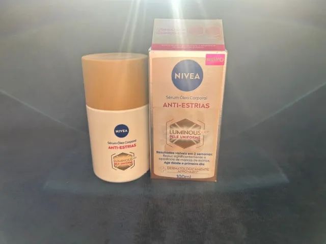 nivea luminous 630® sérum óleo corporal antiestrias 100ml