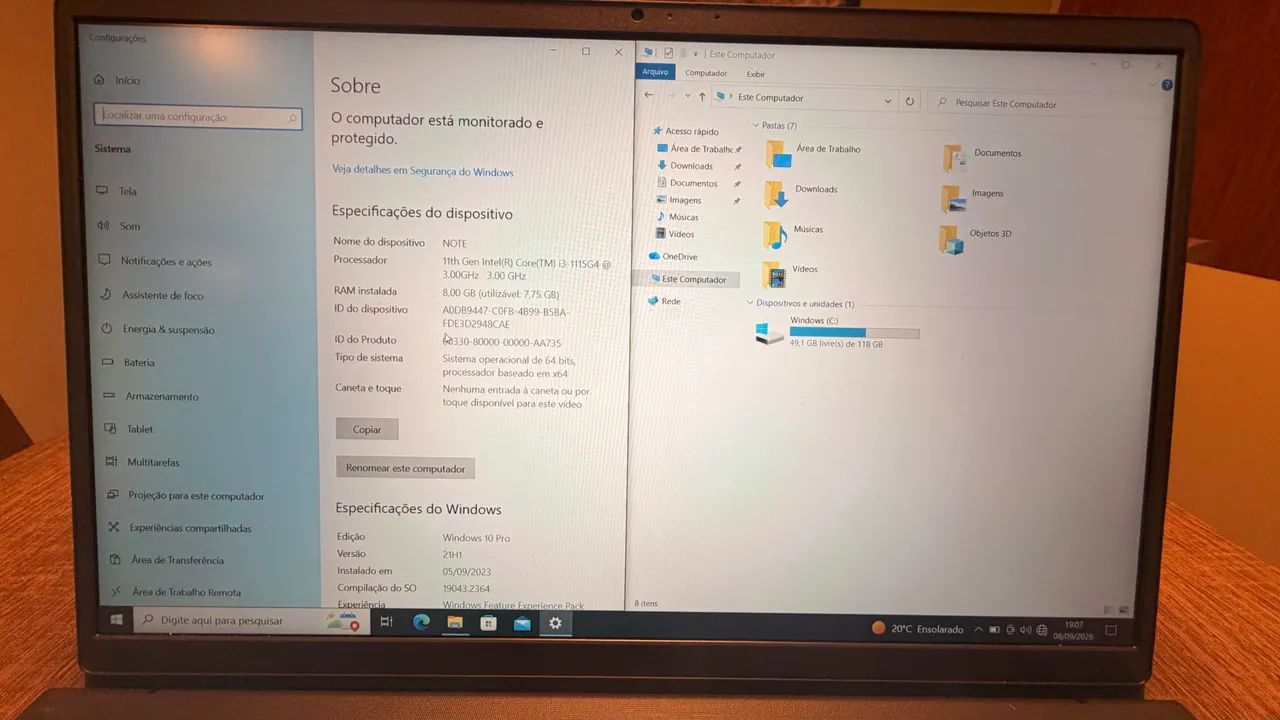 Notebook Dell vostro 15 3510 - Notebooks - Olhos D'Água, Belo