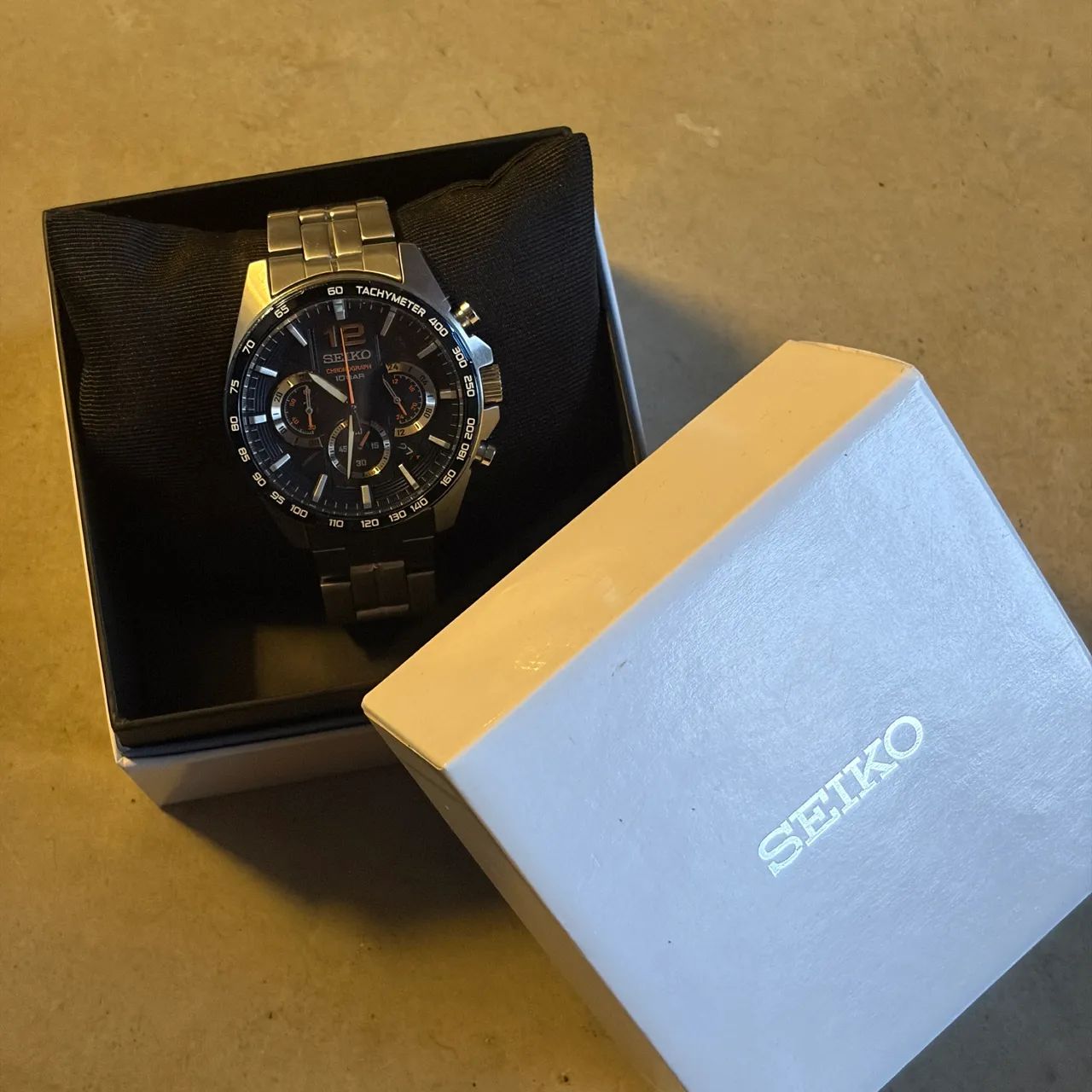 Relógio Seiko Essentials Chronograph SSB345P1 - Foto 5