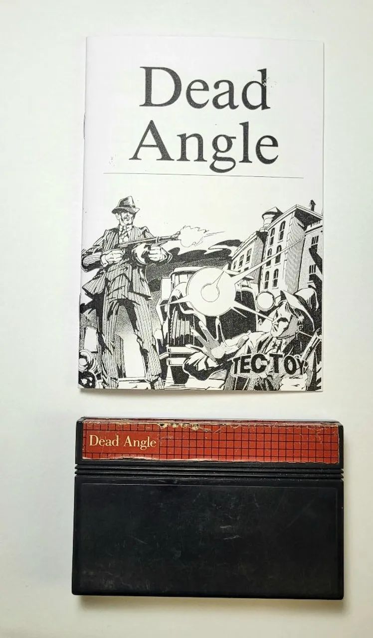 Jogo Dead Angle - Master System - 100% Original Tectoy + Manual Repro.