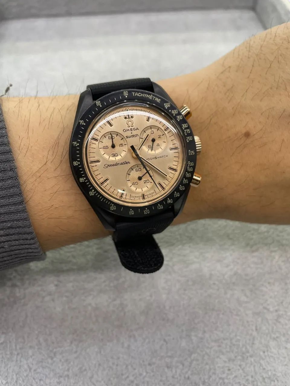 RELOGIO SWATCH OMEGA MOONSWATCH NOVO  - Foto 4