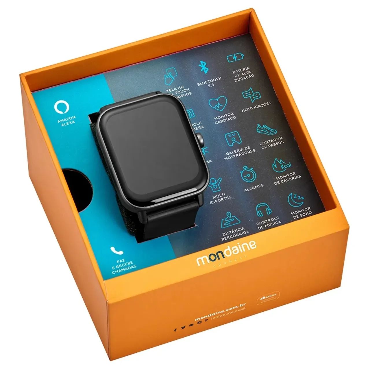 Smartwatch Com Assistente de Voz Alexa