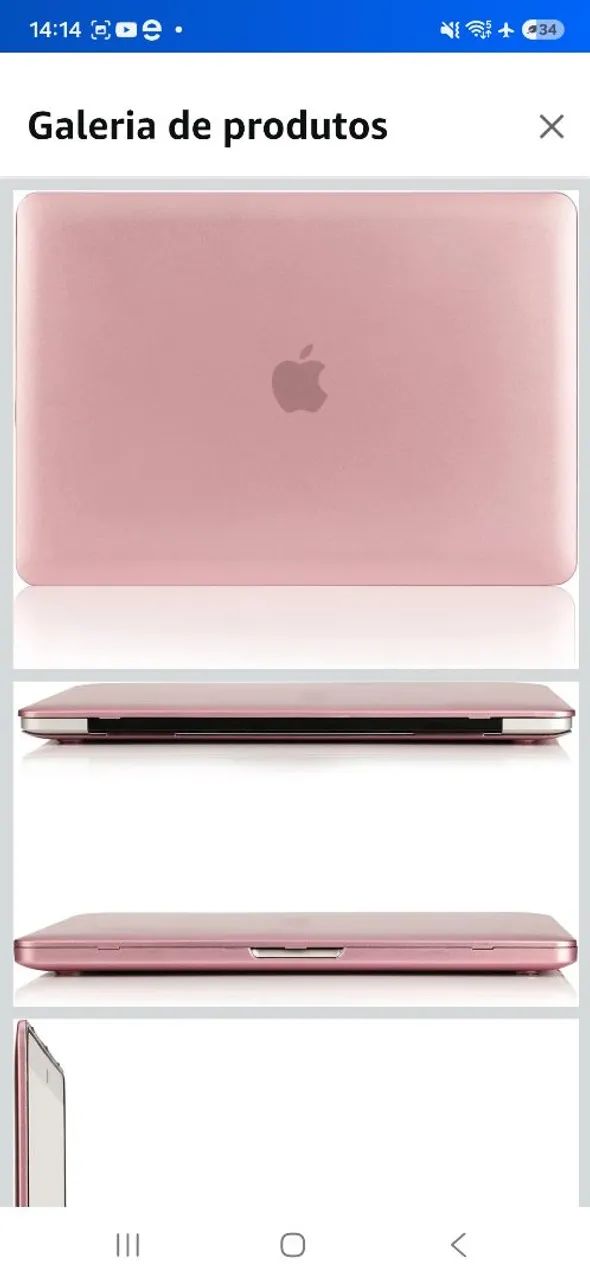 Capa rígida (de policarbonato) + película MacBook Pro 13" Retina (modelos A1425 e A1502) - Foto 4