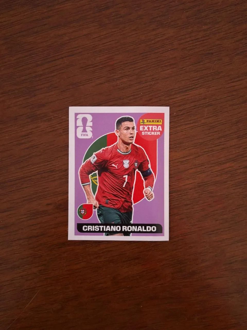 Figurinha do Cristiano Ronaldo Legend (original regular)
