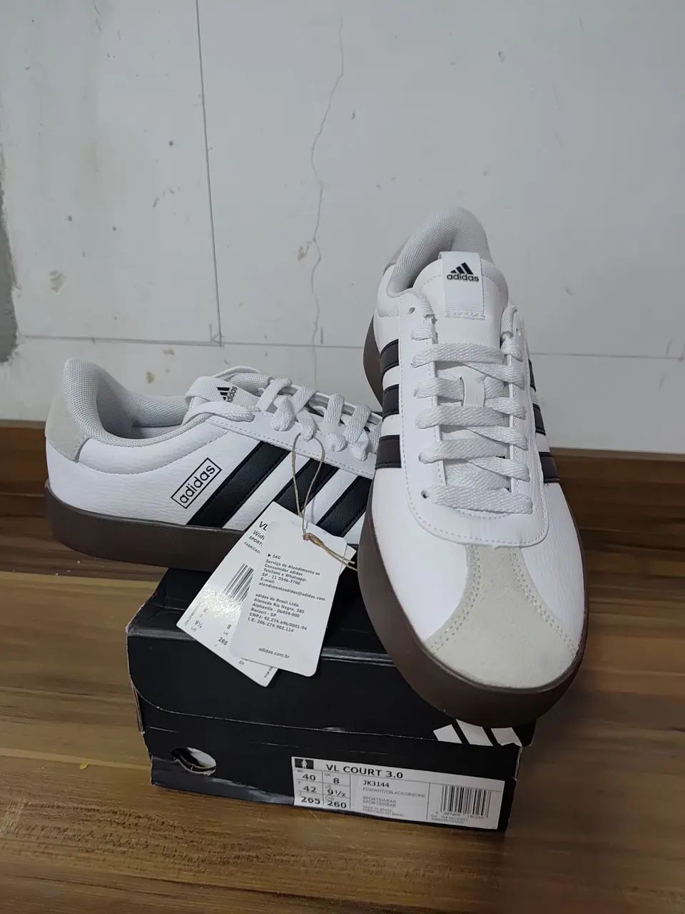 ハル③ tênis adidas vl court 3.0 (40) - Calçados - Parque Reboucas, São