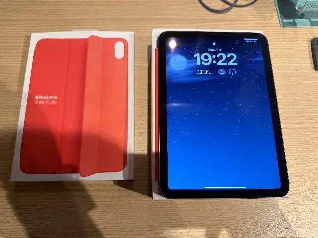 iPad mini 6 com capa original