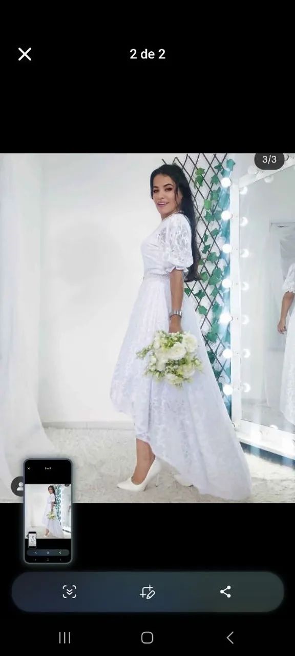 Vestido branco  - Foto 3
