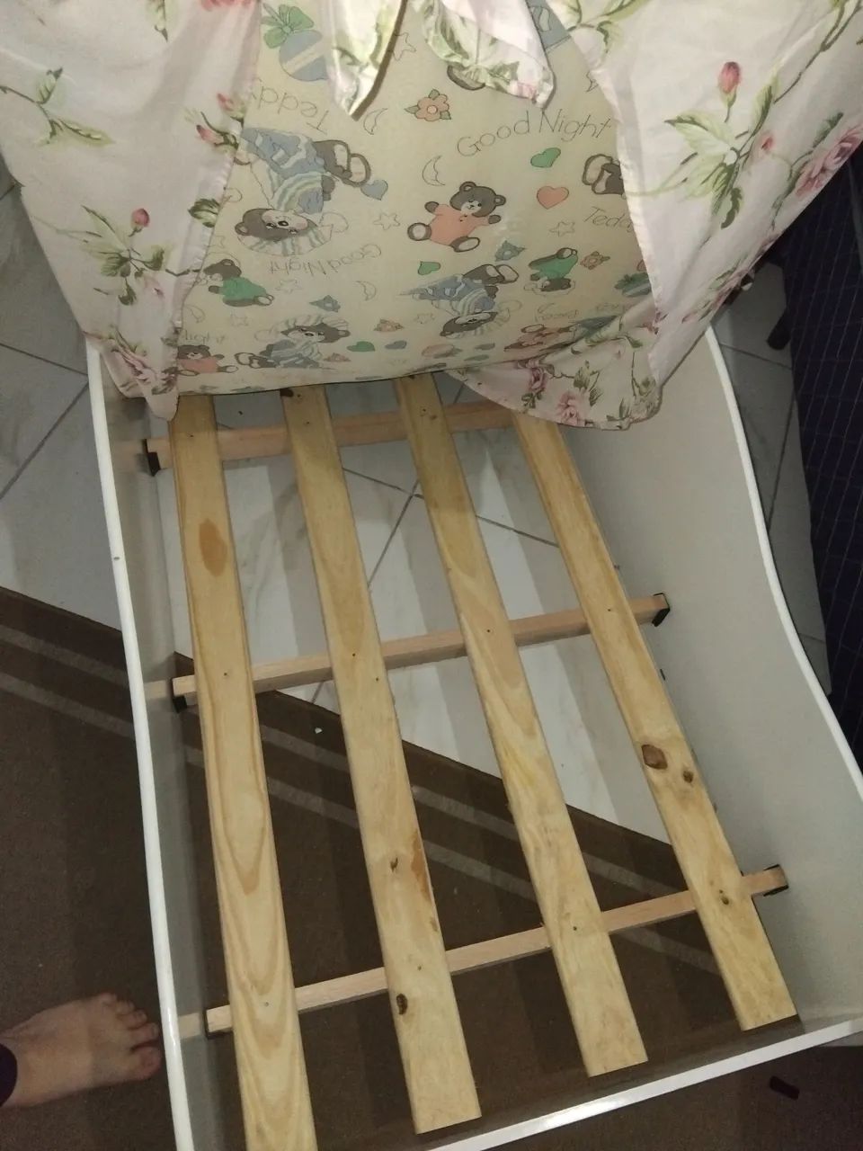 Cama infantil com colchão  - Foto 4