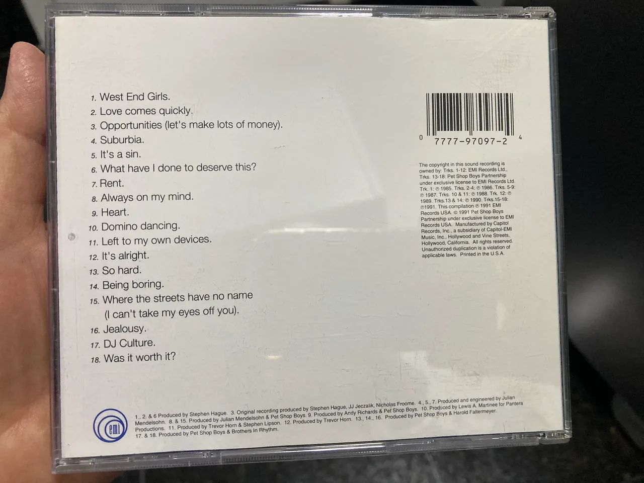 CD Pet Shop Boys Discography - Foto 2