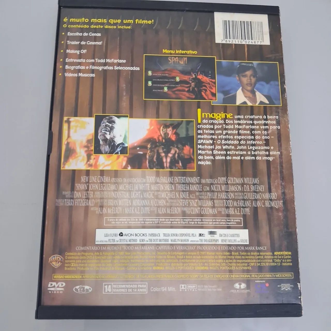 DVD Spawn - O Soldado do Inferno - Original