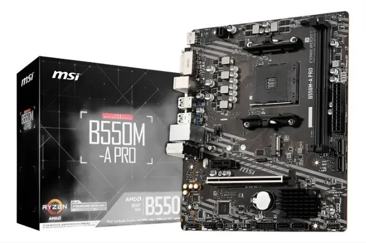 *Placa-mãe MSI B550m-a Pro AM4 Zerada*