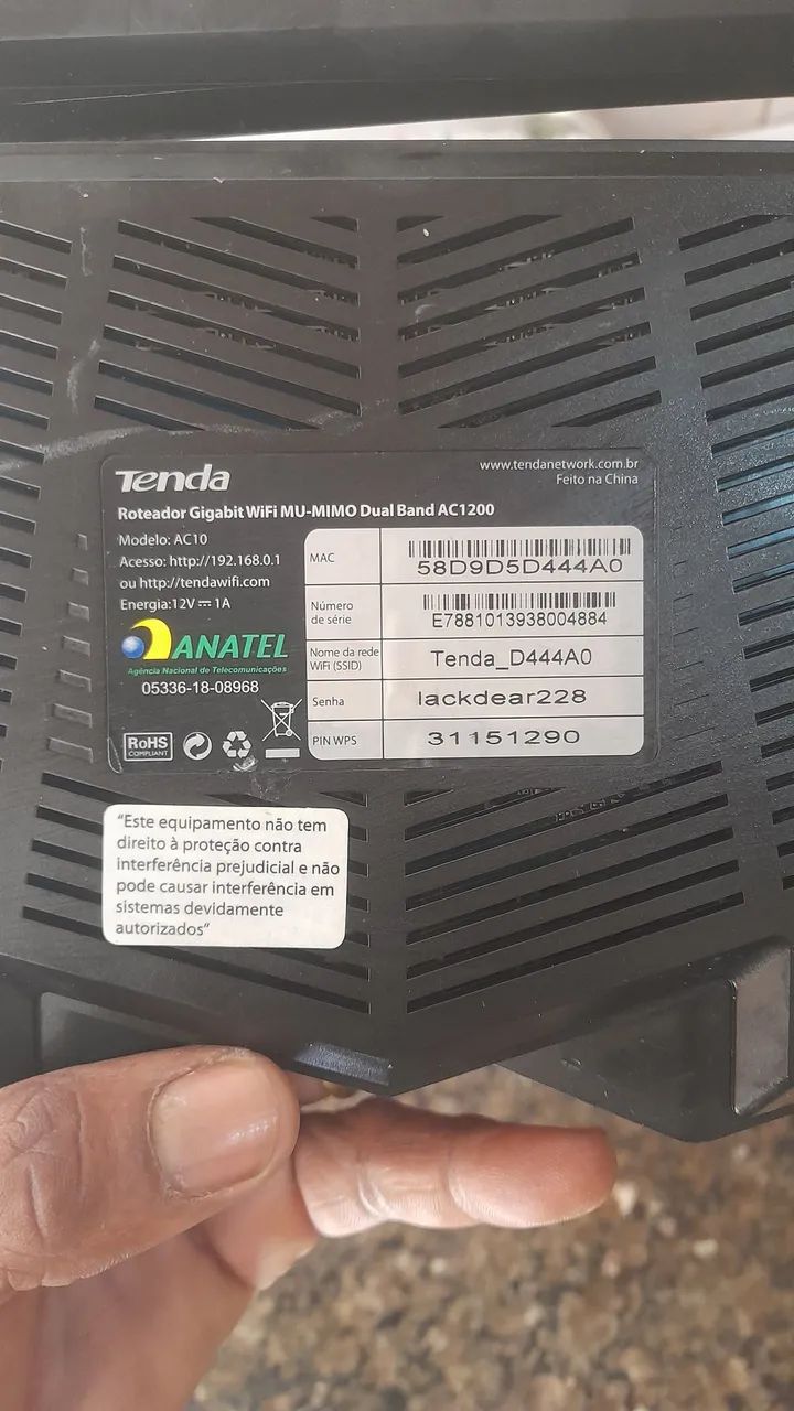 Rotiador AC1200 tenho 100 unidade  - Foto 2
