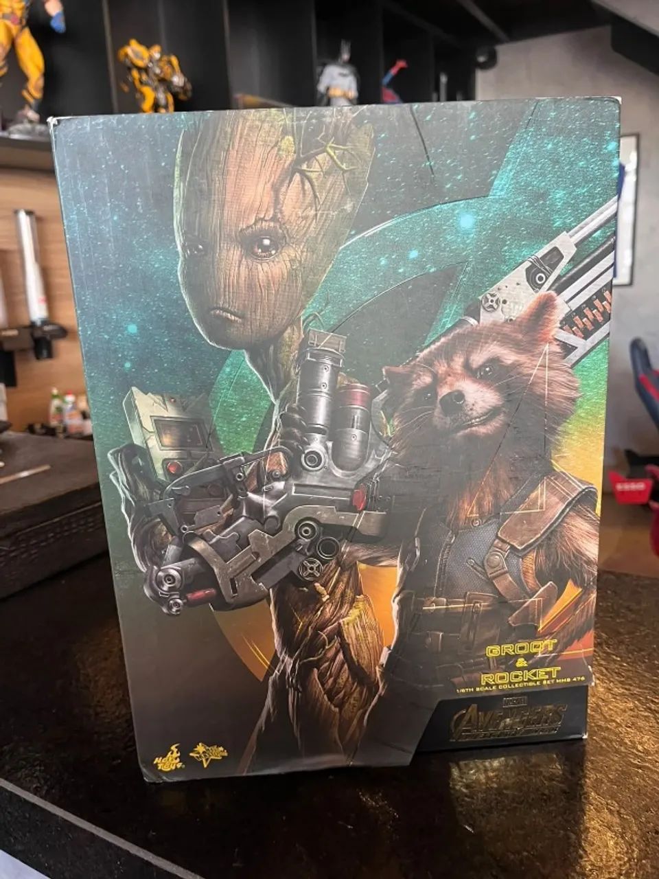 Pack Groot E Rocket  - Hot Toys Infinity War Mms476 - guardioes da galaxia marvel - Foto 4