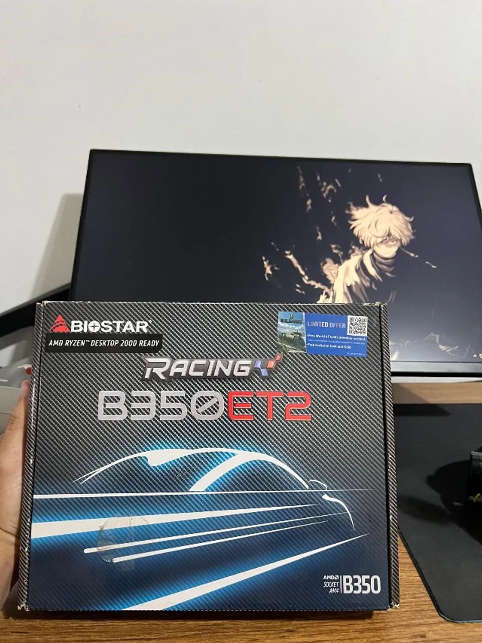 Processador ryzen 5 3600 + placa mãe b350et2 - Foto 4