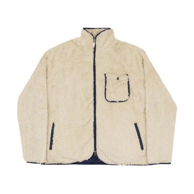 Jaqueta High Cherry Fleece Bege - Foto 3