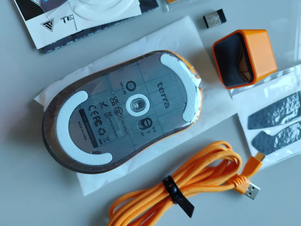 Mouse Terra Pro 8K Orange - Foto 4