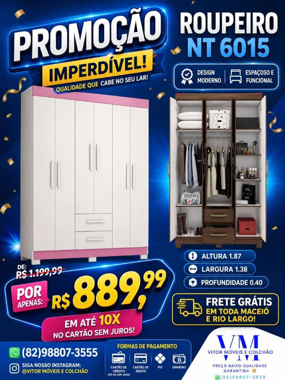 OFERTAS DE GUARDA ROUPA 