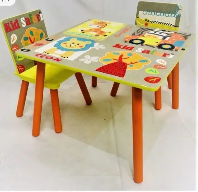 Mesa infantil de madeira - Foto 3