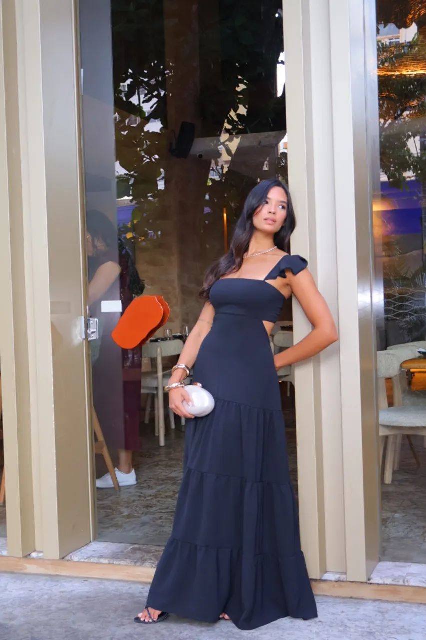 Vestido Preto Longo