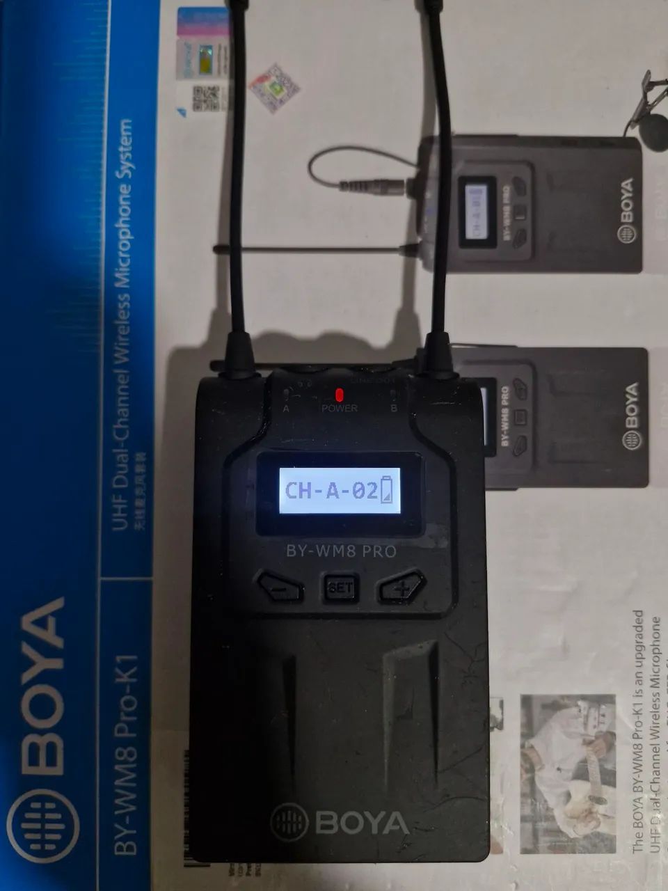 Microfone boya sem fio - Foto 4