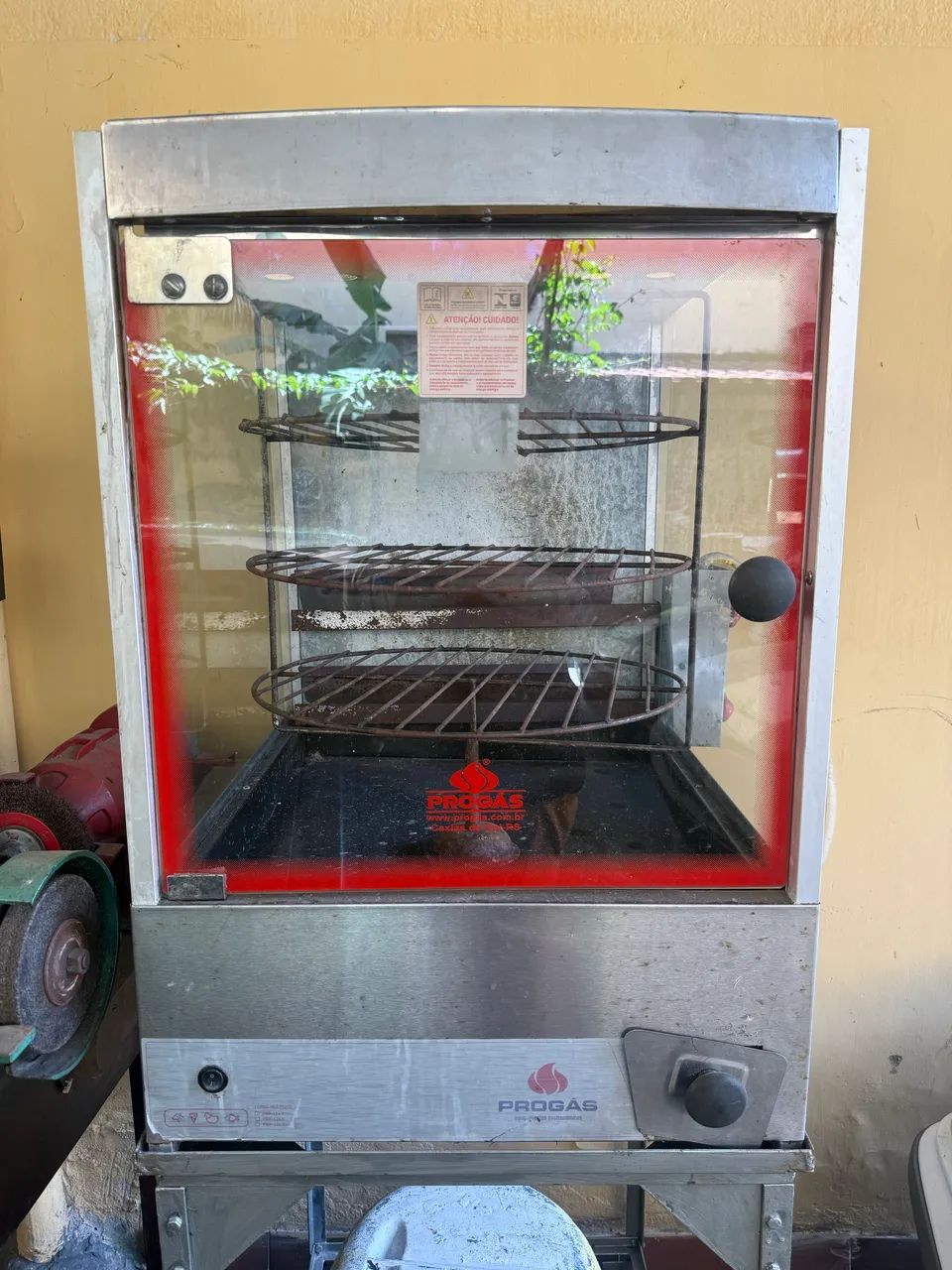 Frangueira a gás 