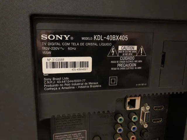 TELEVISÃO SONY BRAVIA HDMI 40 POLEGADAS (FUNCIONANDO PERFEITAMENTE) - Foto 5