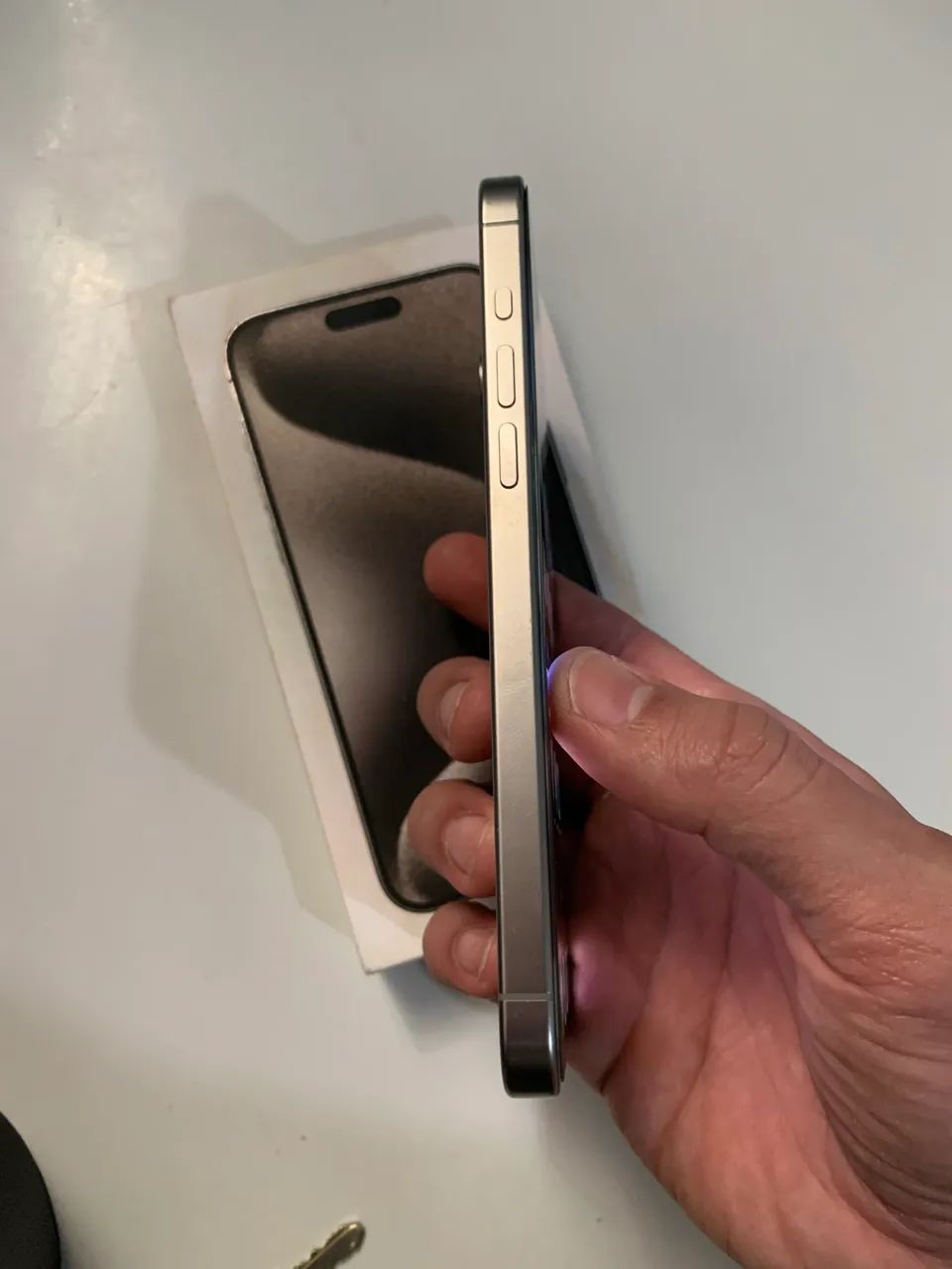 iPhone 15 Pro Max 256GB Titânio Natural - Foto 5