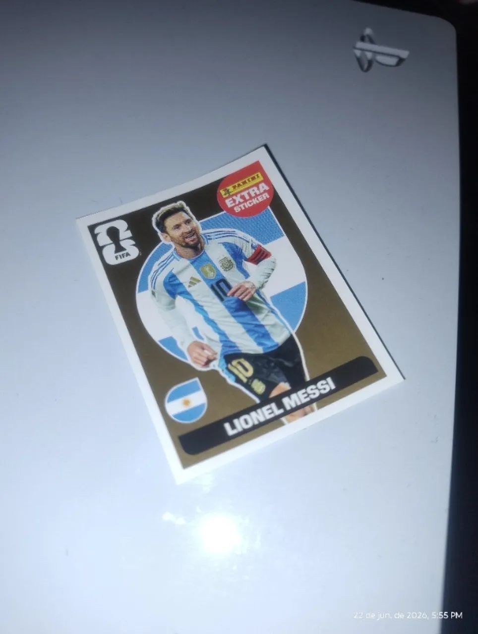 Figurinha Messi Legend Ouro 2026 - Foto 3