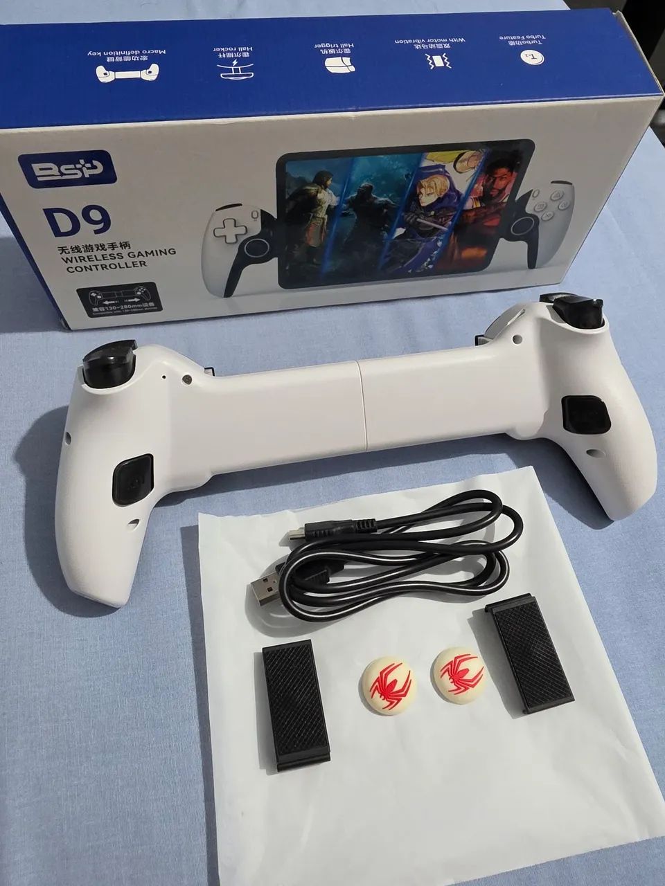 Controle D9 (Seminovo) compatível com Celulares, PS3, PS4, Switch e PC. - Foto 6