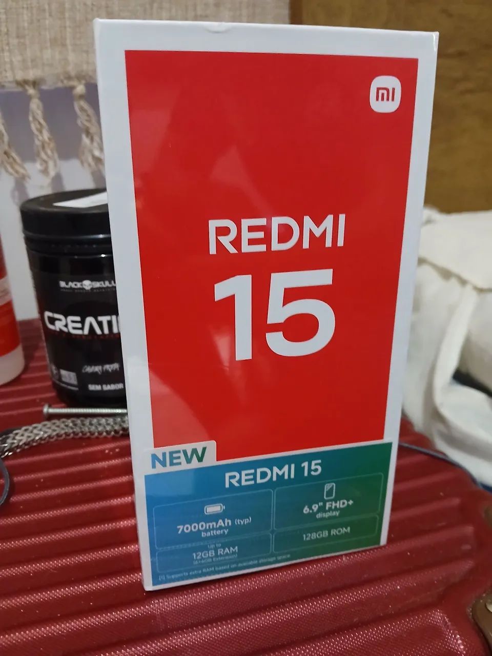 Vendo Celular Redmi 15  Black lacrado 