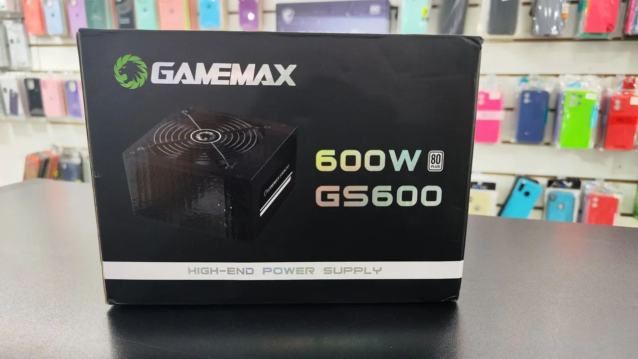 Fonte Gamemax Gs600 600w 80 plus