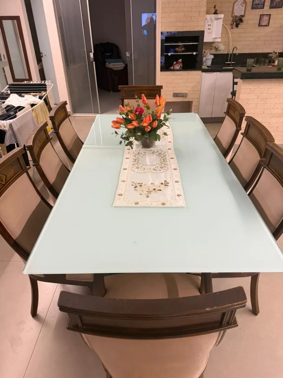 MESA DE JANTAR 8 LUHARES - Foto 2