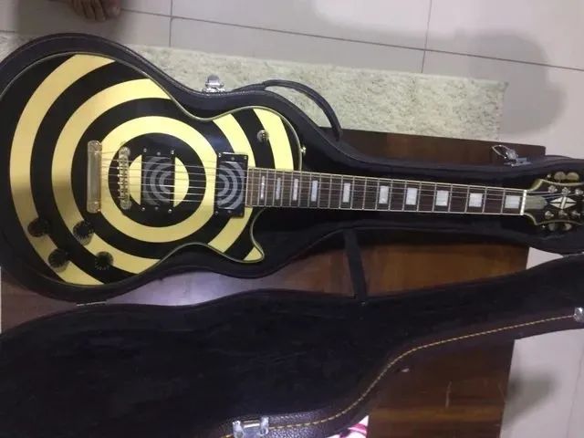 Guitarra Les Paul Epiphone Zakk Wylde c/Emg 81/85 edição Limitada