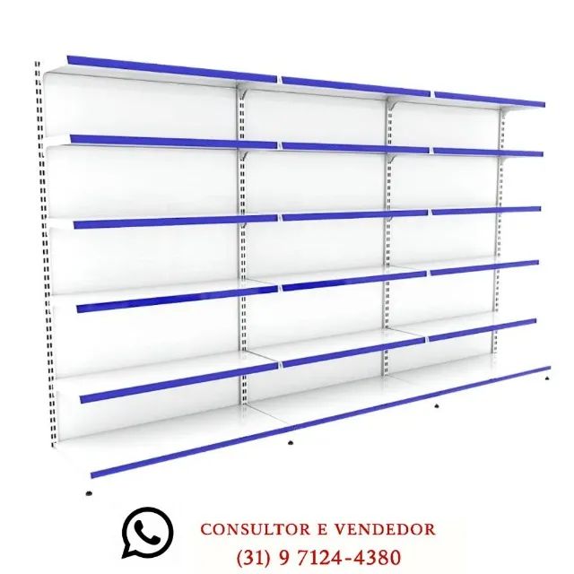 Gondola de Aço Parede Polar 2M de Altura