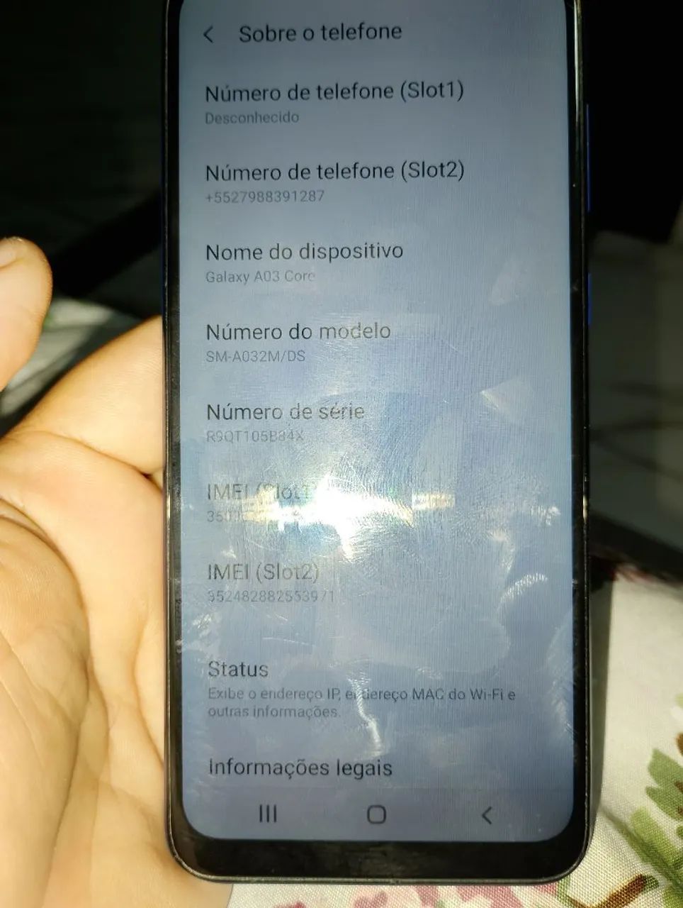 3 Aparelhos de celular  dois a03core 1 a20 - Foto 2