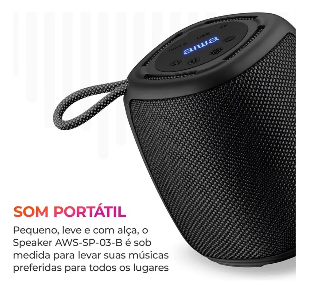 Caixa de som Aiwa  - Foto 2