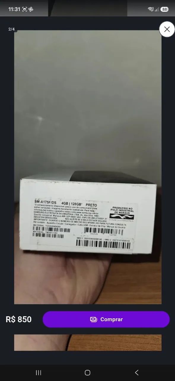 Vendo Samsung Galaxy A17 - 128 GB (4G) - Foto 2