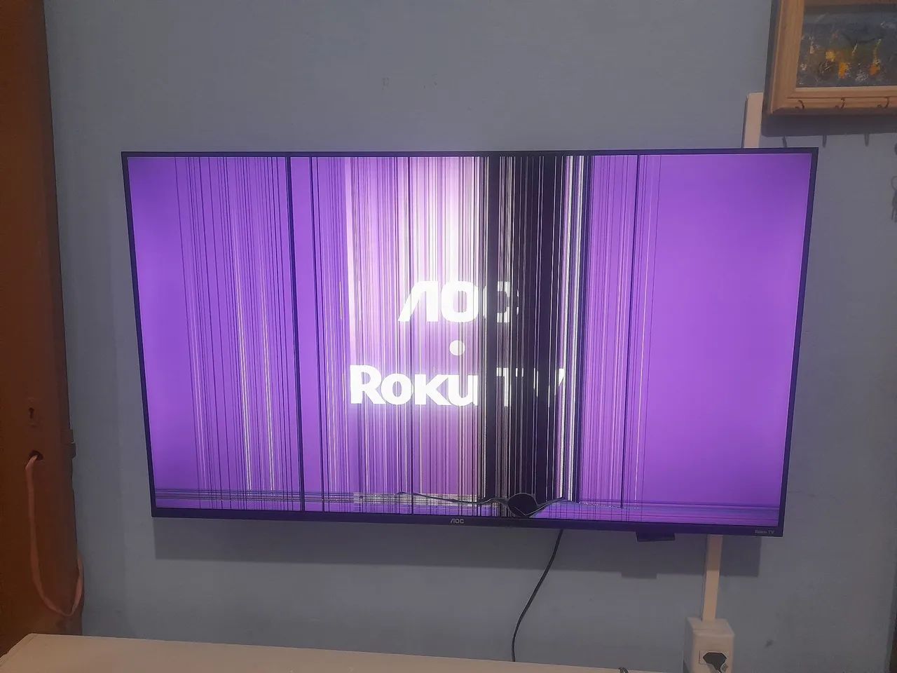 Tv Roku 43 , tela com defeito
