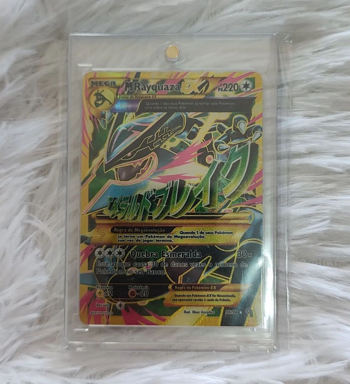 Mega Rayquaza EX 98/98 Shiny ORIGINAL