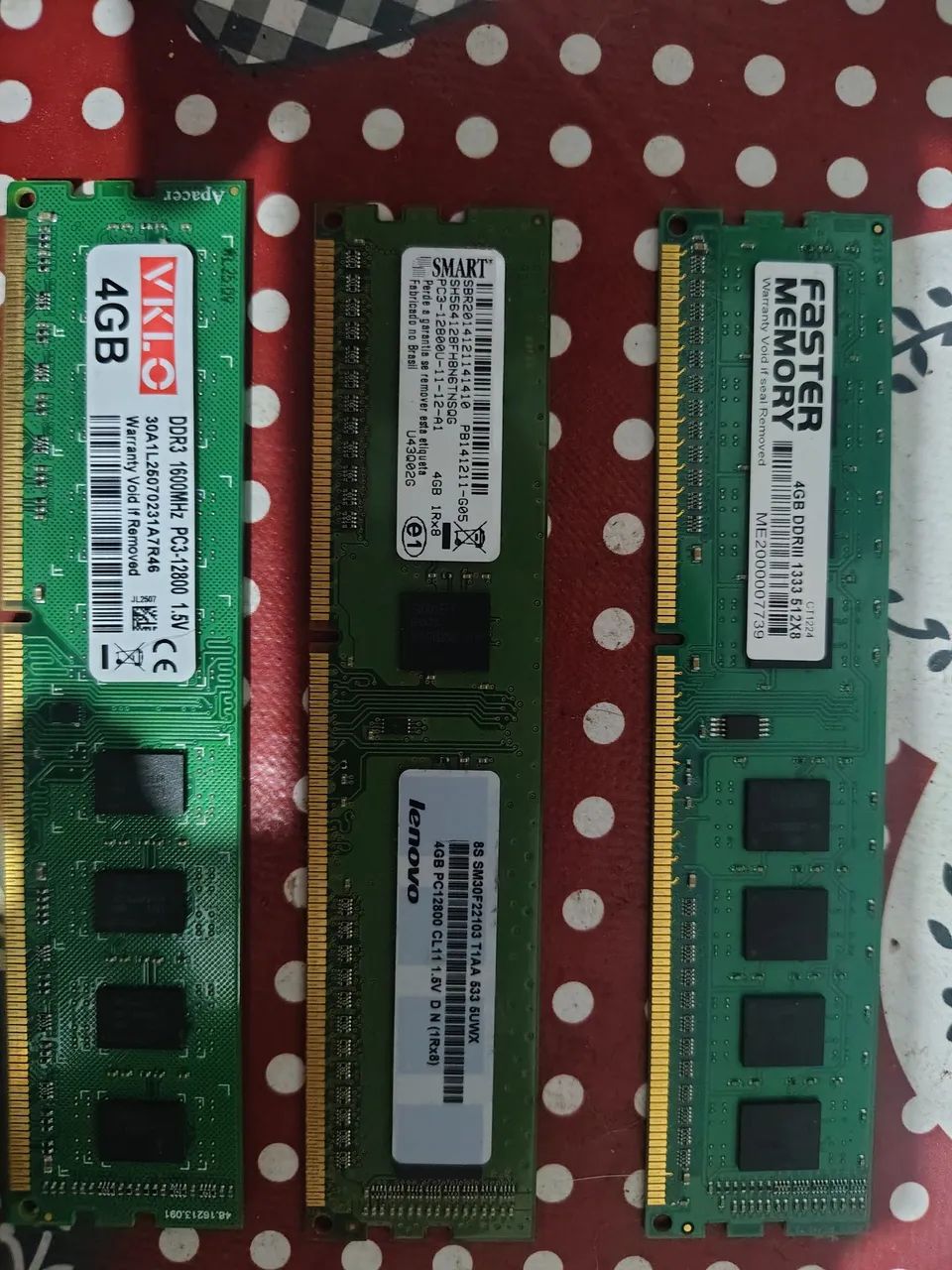 Memória ram ddr3 e processador 