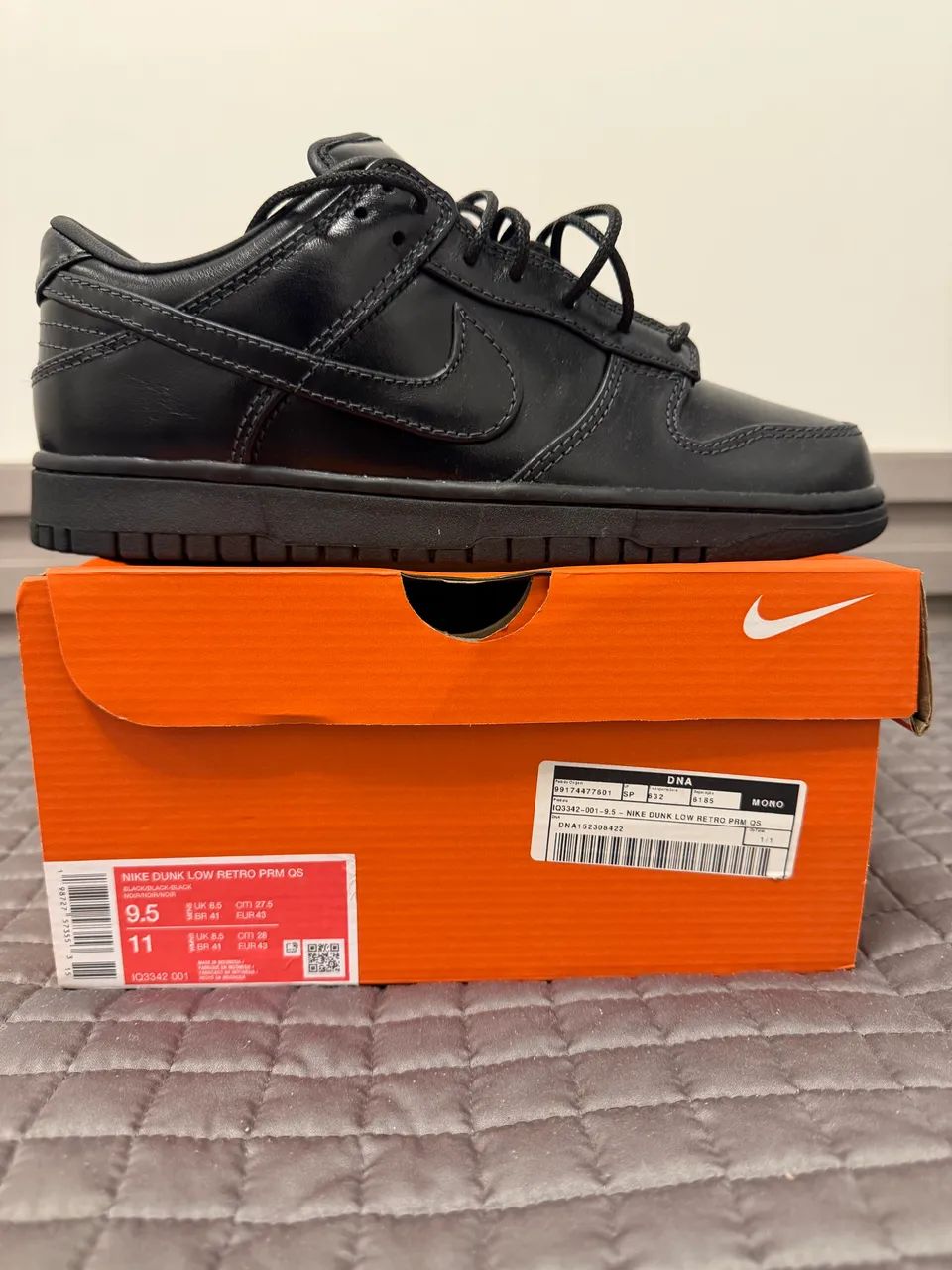 TÊNIS NIKE DUNK LOW RETRO PRETO(41)