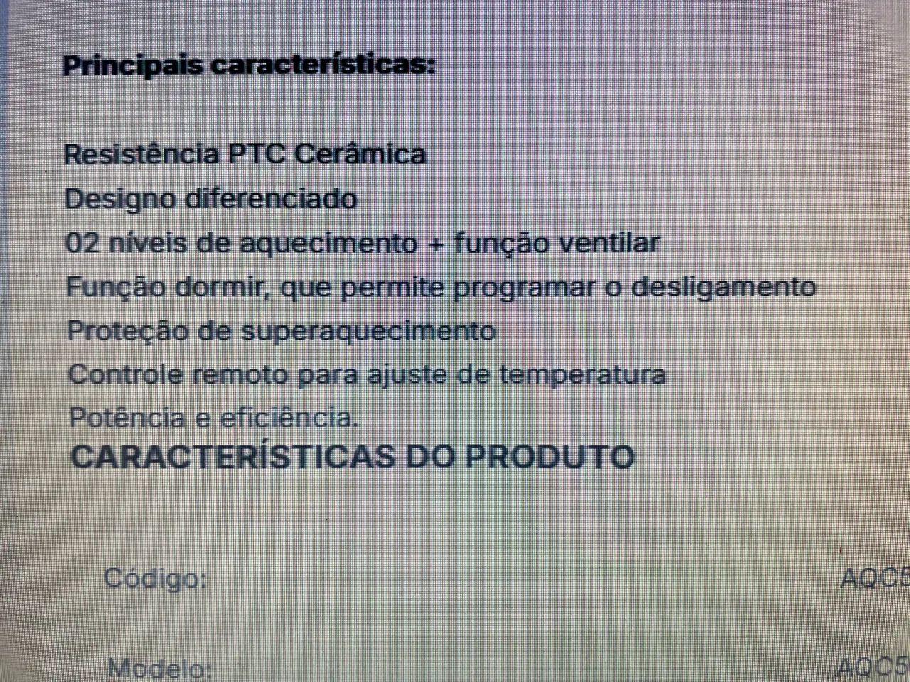 Aquecedor Cadence  - Foto 4