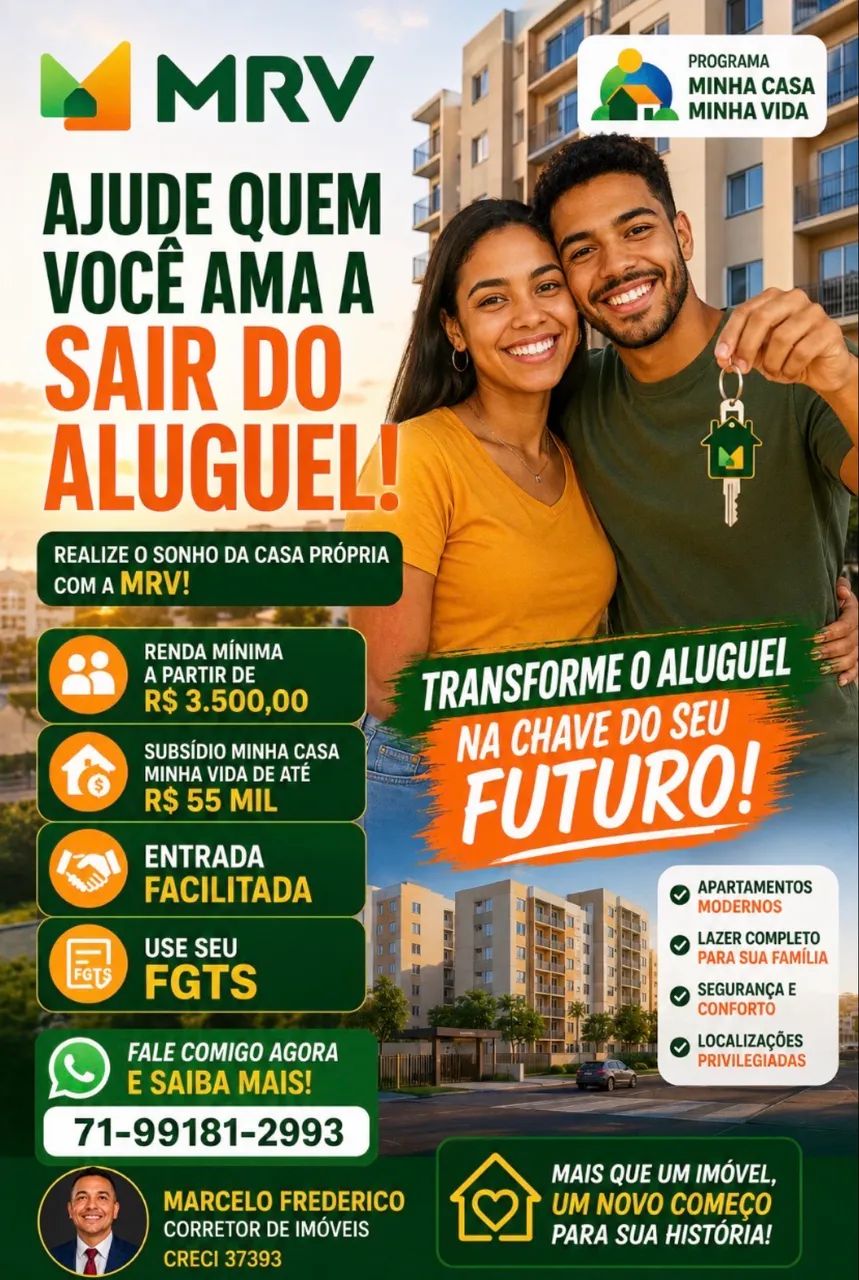 MRV imóveis na planta em toda região Salvador Camaçari estrada do coco 