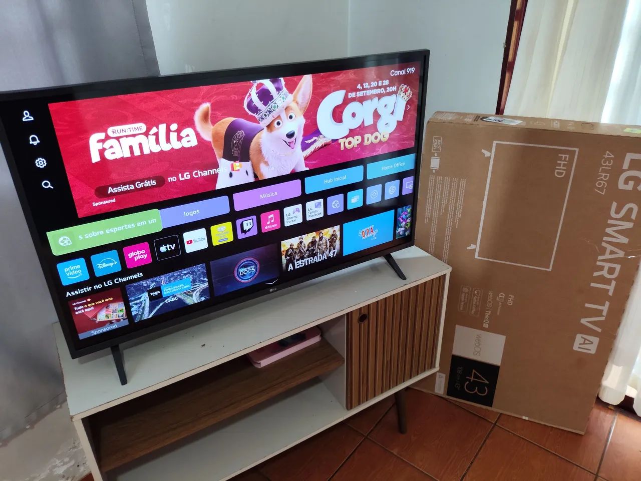 TV 43 POL. SMART WI-FI LG. INTELIGÊNCIA ARTIFICIAL  - Foto 3