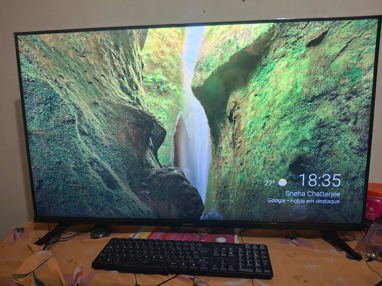 Vendo SmarTv Aiwa 43 polegadas R$ 1.000 - Foto 2