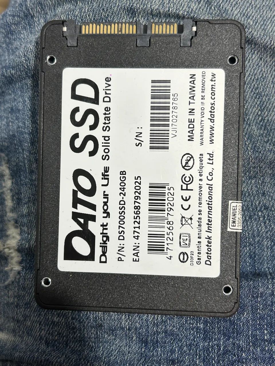 Ssd 240GB com Windows - Armazenamento - Fazenda Grande I, Salvador