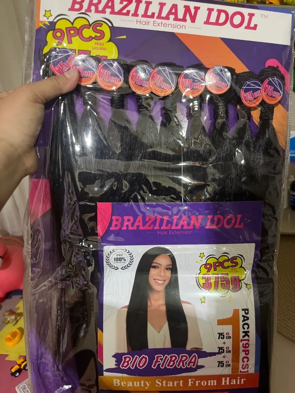 Cabelo Bio Fibra 9 pcs  - Foto 2