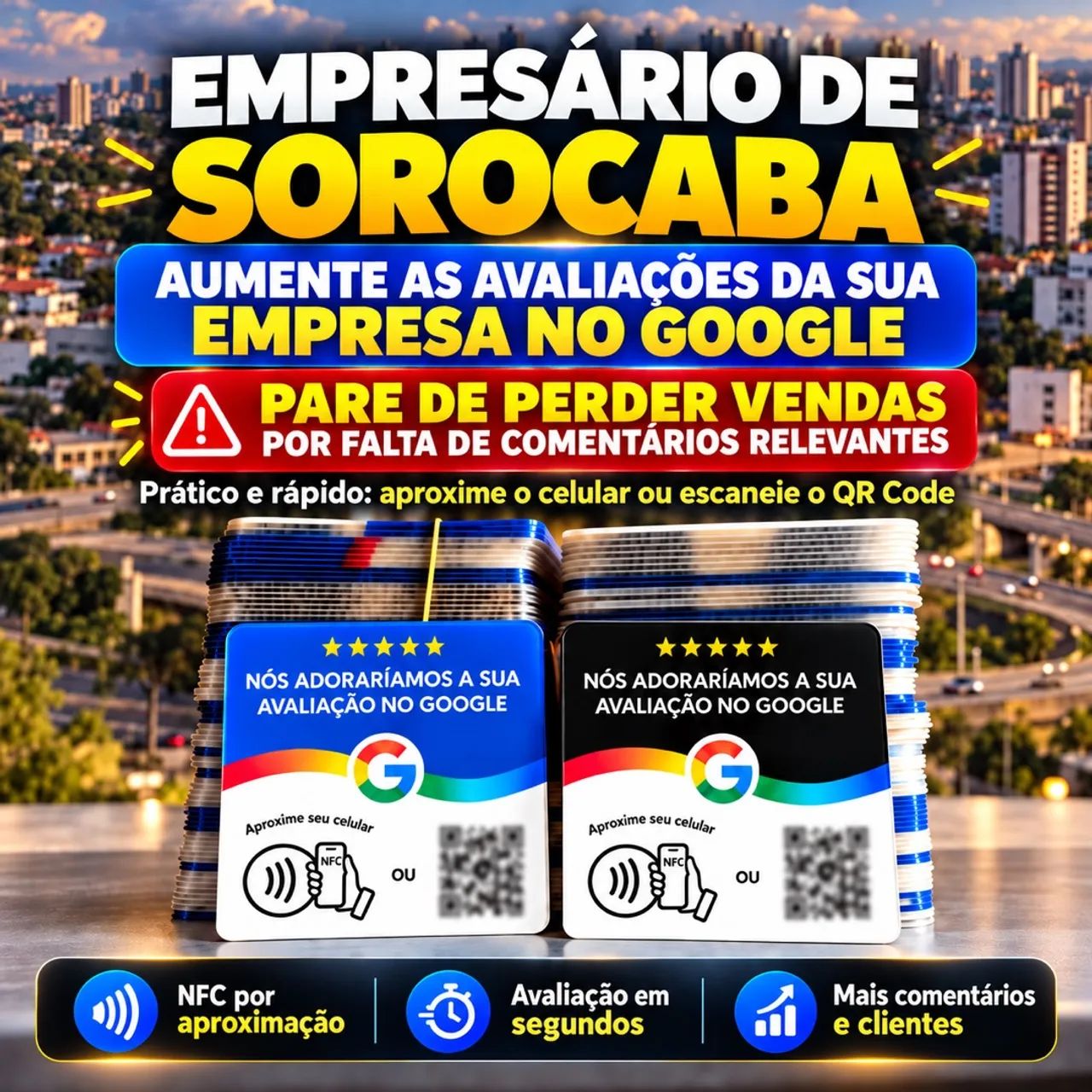 Placa de Avaliação Google NFC - Foto 3