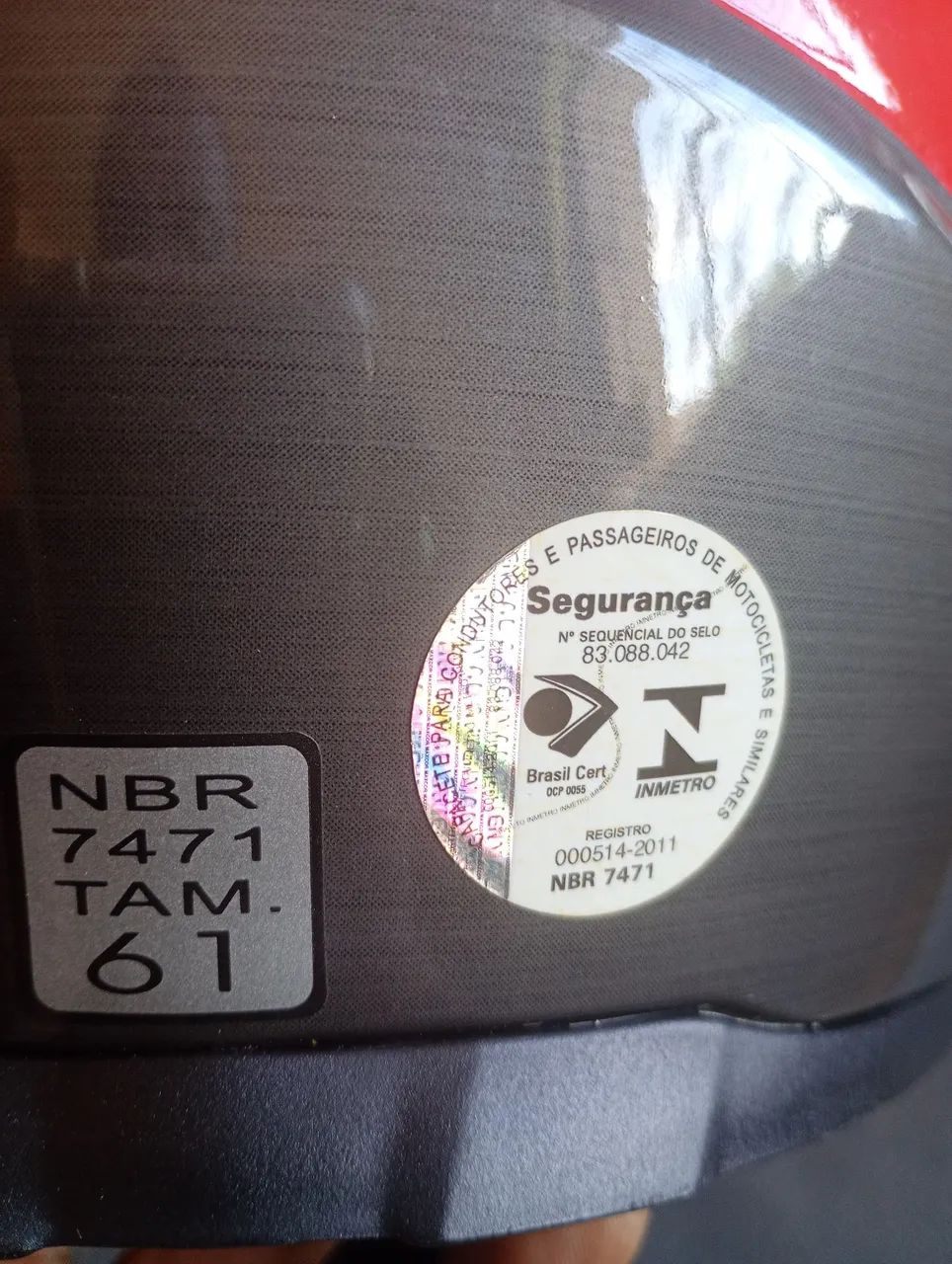 Capacete ls2 semi novo número 61 - Foto 4